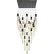 Canada 41 Light 35.4 inch Black Chandelier Ceiling Light
